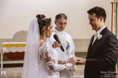 Roberta e Marcelo-Cerimonia-Wedding-FK Studio-Guarapari-Rejane Brandão-Fotografos de Guarapari'