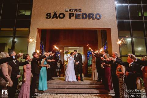 Roberta e Marcelo-Cerimonia-Wedding-FK Studio-Guarapari-Rejane Brandão-Fotografos de Guarapari-Igreja Sao Pedro'
