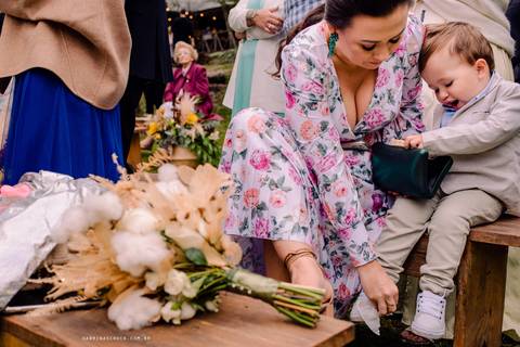 Momentos espontâneos cerimônia de casamento'