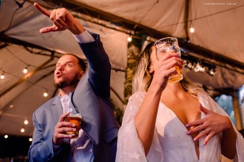 Momentos espontâneos na Festa de Casamento'