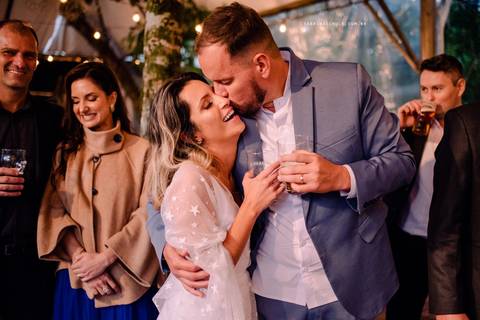 Momentos espontâneos na Festa de Casamento'