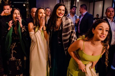 Pedido de casamento no casamento'