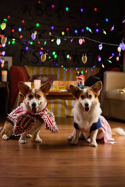 stranger things, geek, netflix, nerd, tv,serie, seriado, fotografia pet, fotografa pet, ensaio pet, ensaio tematico , upsidown, metaverso, mundo invertido'