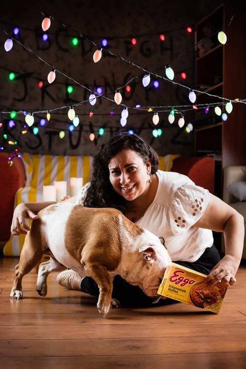 stranger things, geek, netflix, nerd, tv,serie, seriado, fotografia pet, fotografa pet, ensaio pet, ensaio tematico , upsidown, metaverso, mundo invertido'