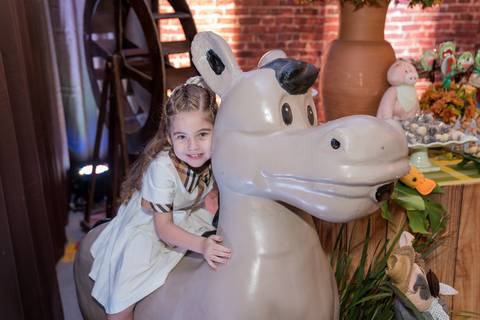 Aniversário infantil no Buffet Leila Malouf, espaço Allegro Kids. Festa de 1 ano do Felipe, tema fazendinha.'