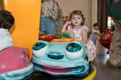 Aniversário infantil no Buffet Leila Malouf, espaço Allegro Kids. Festa de 1 ano do Felipe, tema fazendinha.'