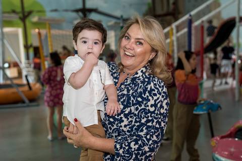 Aniversário infantil no Buffet Leila Malouf, espaço Allegro Kids. Festa de 1 ano do Felipe, tema fazendinha.'