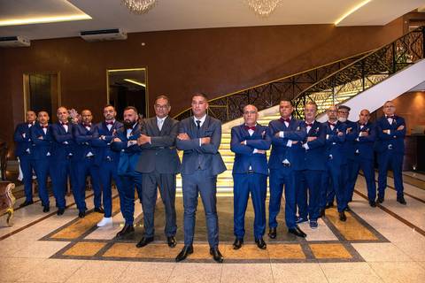 Padrinhos com a Noivo Casamento na Mansão Arabesque SP'