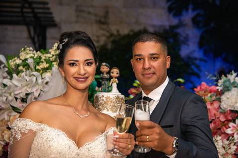 Brinde dos Noivos Casamento na Mansão Arabesque SP'