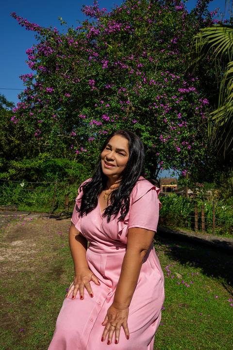 Mãe Sentada ao Sol Paranapiacaba SP'