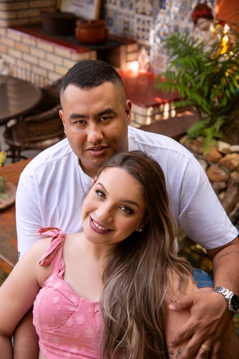 Retrato do Casal Sorrindo em São Paulo - SP, Foto Feita Pela Priscila Felix, Fotógrafa de Família, Casamento e Ensaios '