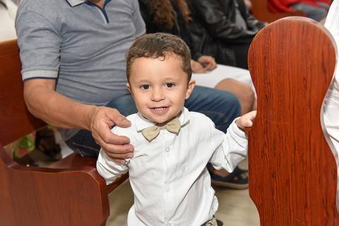 Fotografia do Batizado Na Igreja São José em São Paulo, SP Feita por Priscila Felix Fotógrafa de Casamentos, Ensaios e Família'