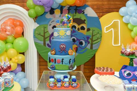 Foto Da Decoração Com Tema Fofos No Buffet Momento Mágico Em São Paulo - SP, Foto Feita Pela Priscila Felix Fotógrafa de Família, Casamento e Ensaios '