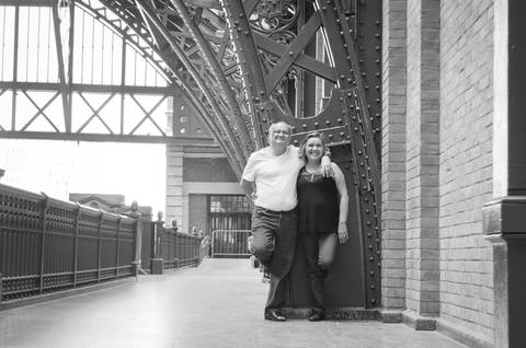 Ensaio Casal Bodas de Mármore Estação da Luz Parque da Luz'