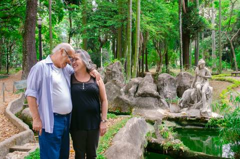 Ensaio Casal Bodas de Mármore Estação da Luz Parque da Luz'