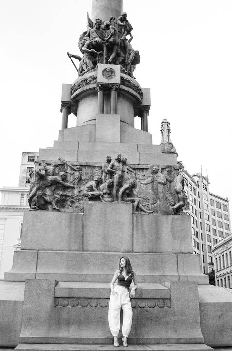 Ensaio Feminino Modelo Street Style Centro de São Paulo Julia Pereira'