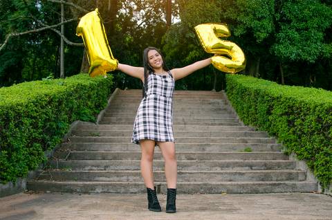 Ensaio Feminino Debutante 15 Anos Parque da Independência'