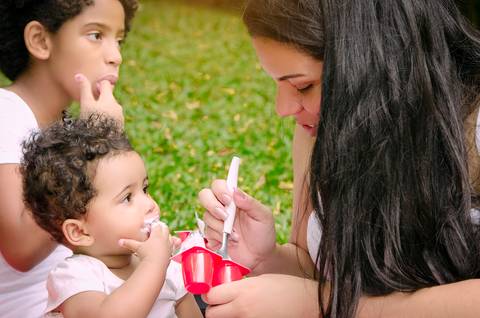 Ensaio família no Jardim Botânico de São Paulo '