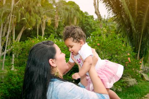 Ensaio família no Jardim Botânico de São Paulo '