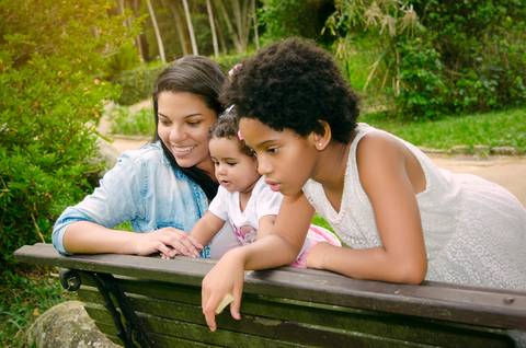 Ensaio família no Jardim Botânico de São Paulo '