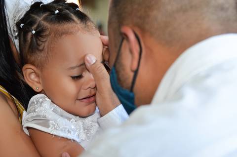 Batizado Mariana Paróquia de Santa Verônica Giuliani São Miguel Paulista SP'