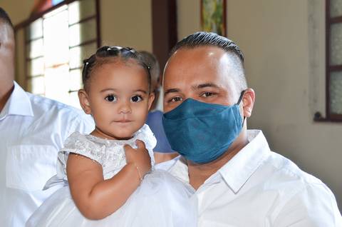 Batizado Mariana Paróquia de Santa Verônica Giuliani São Miguel Paulista SP'