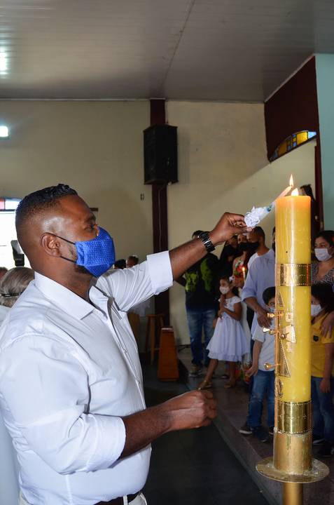 Batizado Mariana Paróquia de Santa Verônica Giuliani São Miguel Paulista SP'