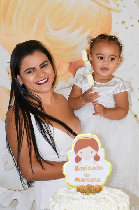 Batizado Mariana Paróquia de Santa Verônica Giuliani São Miguel Paulista SP'