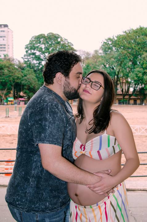 Ensaio Gestante no Parque da Água Branca SP'