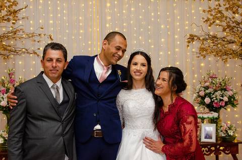 Buffet Millenium - Mooca - SP Noivos com Pais da Noiva'