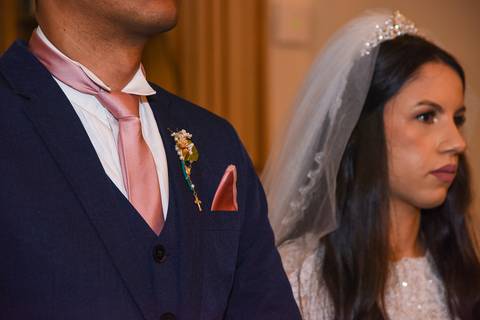 Igreja da Venerável Ordem Terceira do Carmo na Sé em SP Terço no Paletó do Noivo'