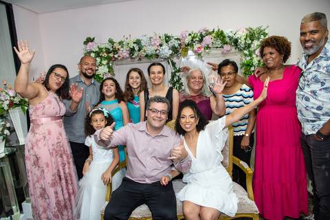 Família Completa  Cartório Shopping Santana'