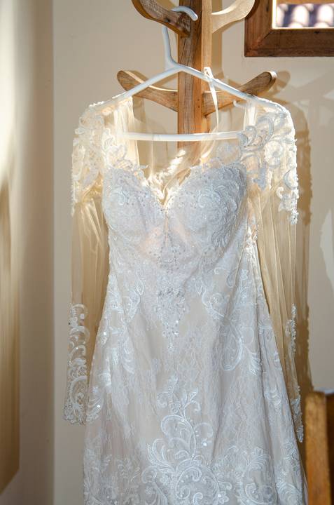 Casamento no Espaço Olinda em Santa Isabel SP Vestido da Noiva'