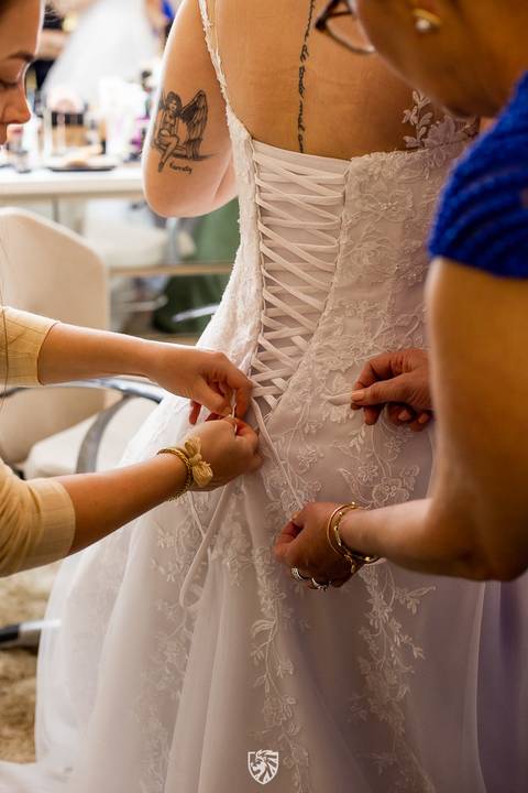 Making-off da noiva'