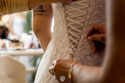 Making-off da noiva'