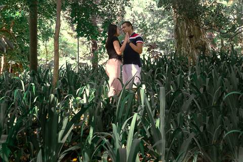 Ensaio de Casal: foto de paisagem de casal'