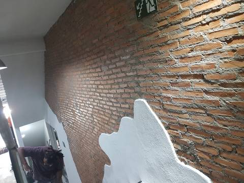 Acabamento em Tijolo aparente'