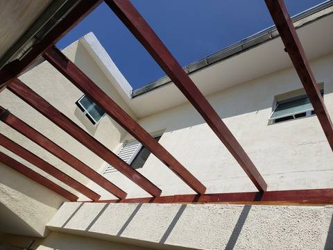 Construção de pergolado'