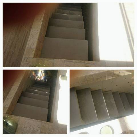 Escada Pré moldada
Acabamento cimento polido'