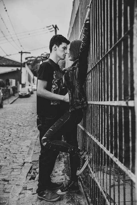 Centro Histórico de São Francisco do Sul - Ensaio Casal de Rock - Josi e Kal - Paolo Salvador Fotografias'