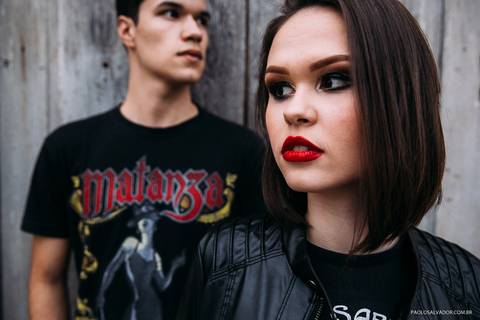 Centro Histórico de São Francisco do Sul - Ensaio Casal de Rock - Josi e Kal - Paolo Salvador Fotografias'