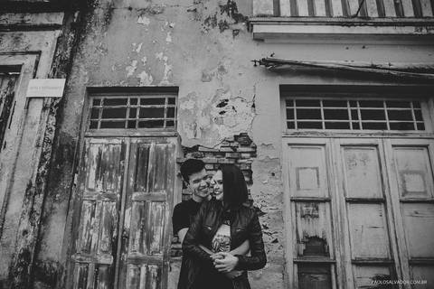 Centro Histórico de São Francisco do Sul - Ensaio Casal de Rock - Josi e Kal - Paolo Salvador Fotografias'