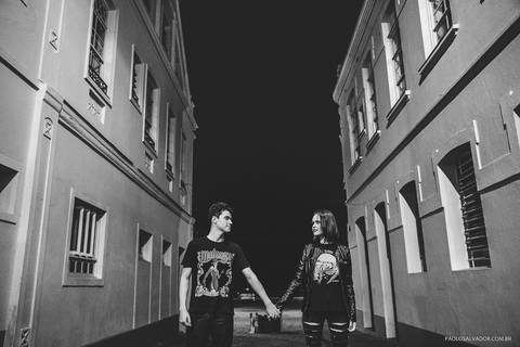 Centro Histórico de São Francisco do Sul - Ensaio Casal de Rock - Josi e Kal - Paolo Salvador Fotografias'