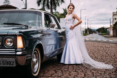 Wedding - Micheli e Rodrigo - Making Of Noiva - Timbó - SC - Paolo Salvador Fotografias - Carro de Aluguel Casamento'