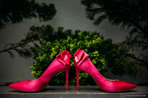 Wedding - Micheli e Rodrigo - Making Of Noiva - Timbó - SC - Paolo Salvador Fotografias - Sapatos da Noiva'