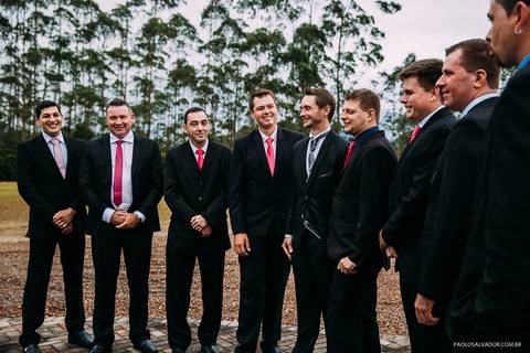 Wedding - Micheli e Rodrigo - Igreja - Timbó - SC - Paolo Salvador Fotografias - Padrinhos'