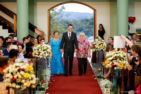 Wedding - Micheli e Rodrigo - Igreja - Timbó - SC - Paolo Salvador Fotografias '