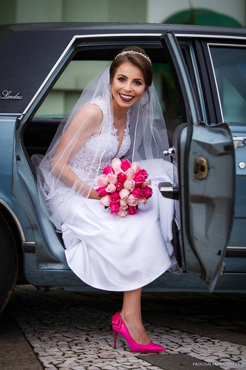 Wedding - Micheli e Rodrigo - Igreja - Timbó - SC - Paolo Salvador Fotografias - Noiva'