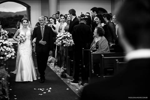 Wedding - Micheli e Rodrigo - Igreja - Timbó - SC - Paolo Salvador Fotografias '