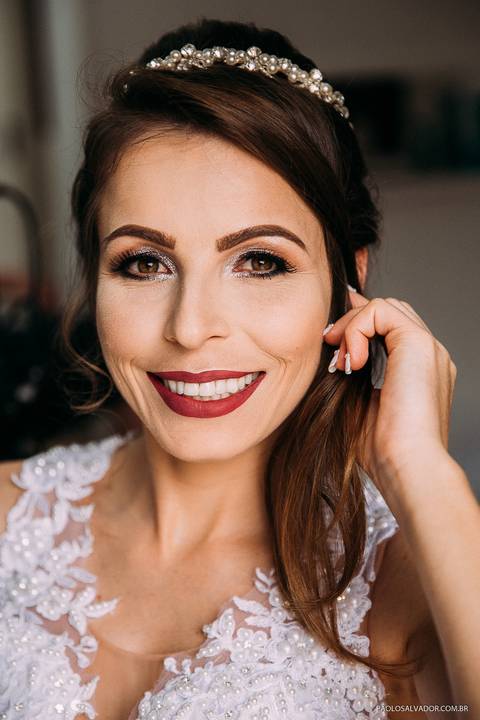 Wedding - Micheli e Rodrigo - Making Of Noiva - Timbó - SC - Paolo Salvador Fotografias'